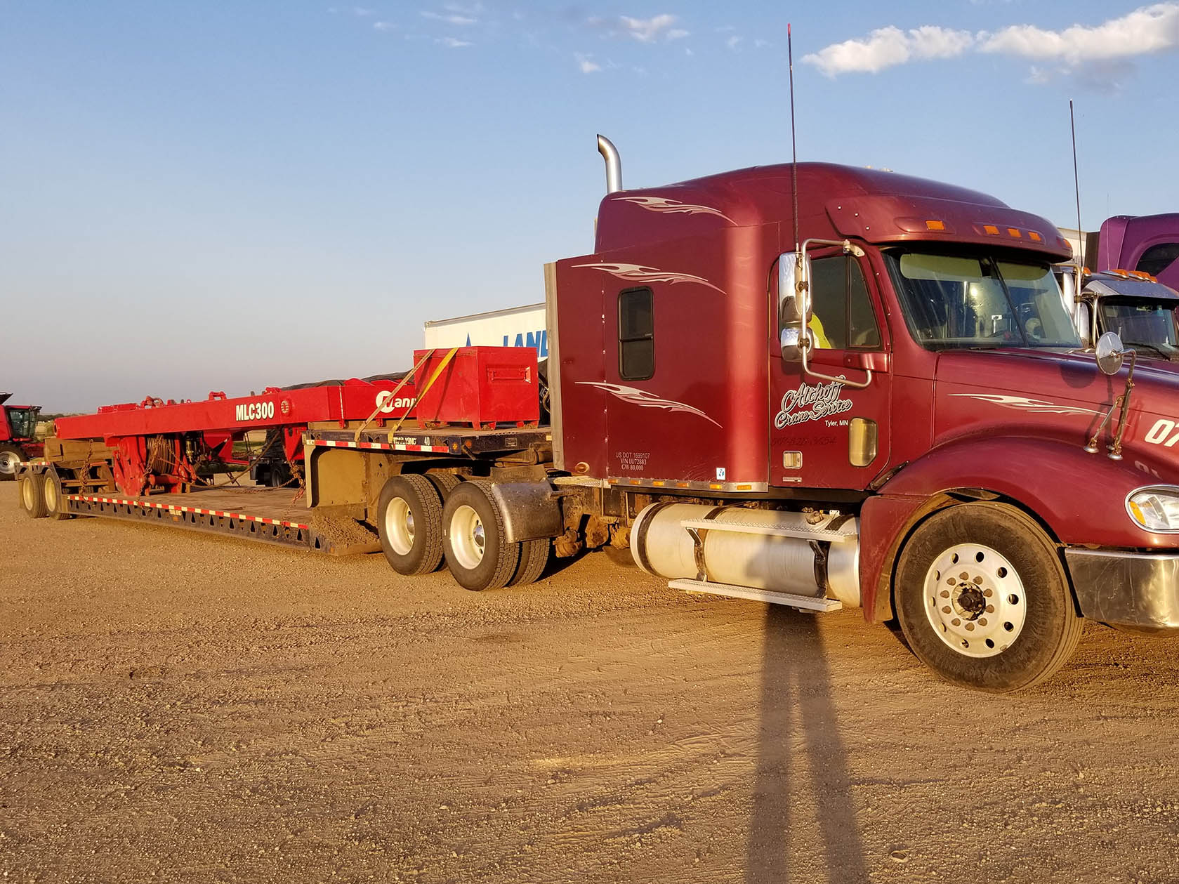 heavy haul transport trailer